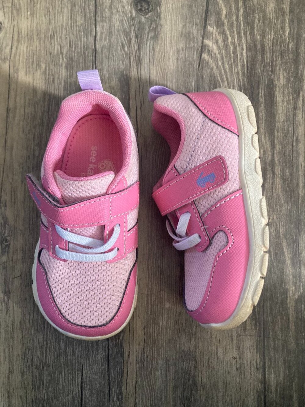 See Kai Run Basics Toddler Tenny Sneakers, 8, Light Pink